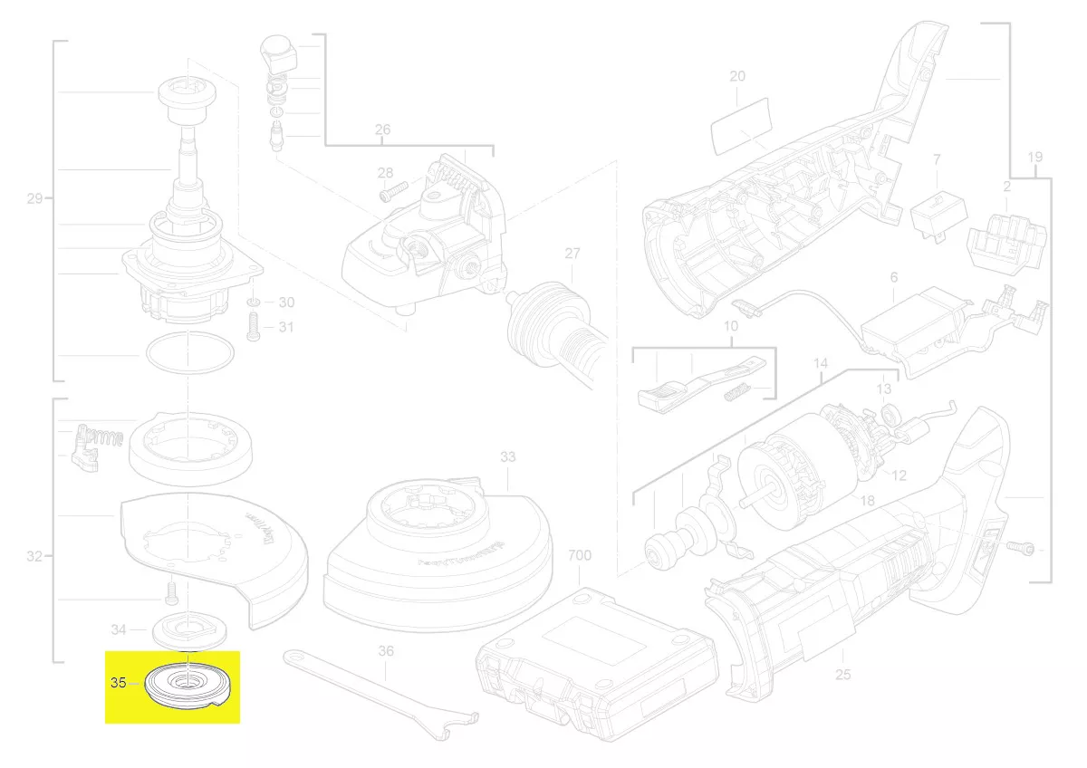 Écrou FIXTEC M14 réf. 4931435411 AEG